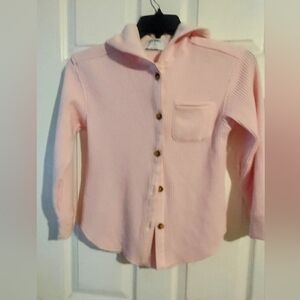 Girls waffle shirt / jacket